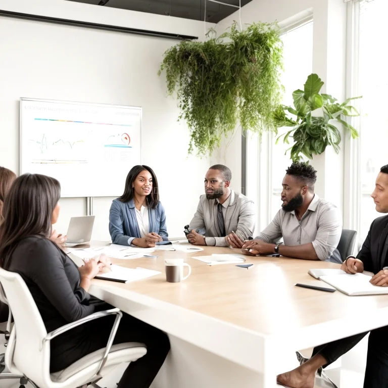 Group of diverse entrepreneurs meditating outdoors